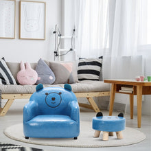 Load image into Gallery viewer, Children Kids Sofa Set Leather Upholstered Armchair