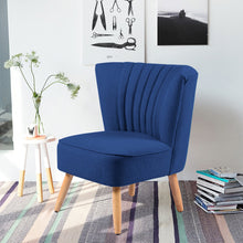 Load image into Gallery viewer, Casual Upholstered Linen Fabric Chair