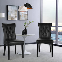 Load image into Gallery viewer, 2PCS Leather High Backrest Dining Chairs