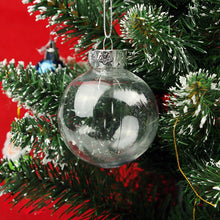 Load image into Gallery viewer, 5 Pcs Christmas Glass Balls Decorative Hanging Ornaments for Christmas Tree
