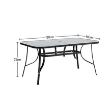 Load image into Gallery viewer, Garden Round Table With Umbrella Hole