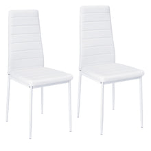 Load image into Gallery viewer, Set of 2 ,4 or 6 Leather Upholstered KD Structured Dining Chairs