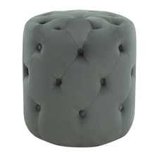 Load image into Gallery viewer, Round Footstool Upholstered Ottoman-4 colors