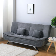 Load image into Gallery viewer, Grey Shell 3 Seater Recliner Sofa Bed