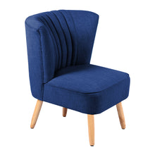 Load image into Gallery viewer, Casual Upholstered Linen Fabric Chair