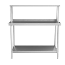 Load image into Gallery viewer, Adjustable Shelf Height Stainless Steel Top Workbench