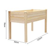 Load image into Gallery viewer, Raised Wooden Garden Planter
