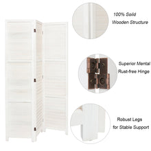 Load image into Gallery viewer, Panel Folding Wood Room Divider Partition Screen Separator