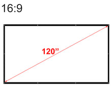 Load image into Gallery viewer, Anti-Crease Projector Screen for Home Theater