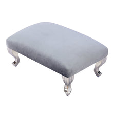 Load image into Gallery viewer, Rectangle Footstool Bench - Light Blue