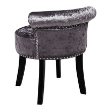 Load image into Gallery viewer, Velvet Bedroom Chair Makeup Vanity Padded Dressing Stool