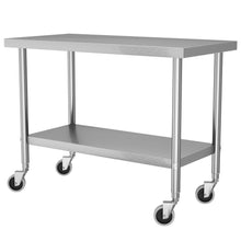 Load image into Gallery viewer, Adjustable Steel Work Bench with Movable Pulley