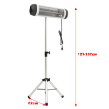 Load image into Gallery viewer, Portable Electric Patio Heater with Adjustable Tripod Stand