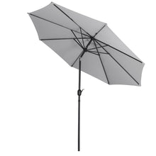 Load image into Gallery viewer, 3M Large Round Garden Parasol Outdoor Beach Umbrella Patio Sun Shade Crank Tilt No Base