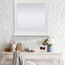 Load image into Gallery viewer, 60CM White MDF Framed Makeup Wall Mirror with Shelf