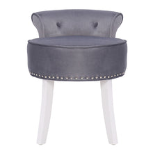 Load image into Gallery viewer, Velvet Vanity Dressing Table Stool Piano Chair