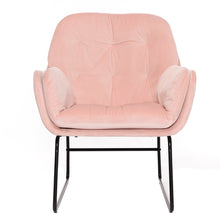 Load image into Gallery viewer, Linen Double Layer Padded Chair Armchair