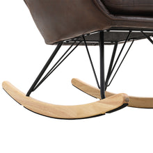 Load image into Gallery viewer, Livingandhome Luxury Wooden Rocking Chair Leisure Chair