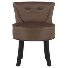 Load image into Gallery viewer, Wooden Leg Padded Seat Dressing Table Stool