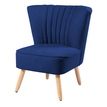 Load image into Gallery viewer, Casual Upholstered Linen Fabric Chair