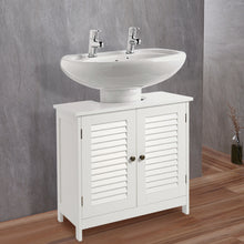 Load image into Gallery viewer, Under Sink Storage Cabinet Double Doors Shelves Cupboard