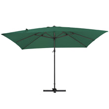 Load image into Gallery viewer, Outdoor Cantilever Parasol with Cross Base