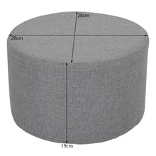 Load image into Gallery viewer, Fabric Ottoman Seat Pouffe Footstool
