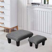 Load image into Gallery viewer, Modern Linen Fabric Footstool