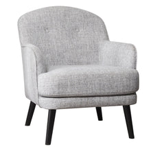 Load image into Gallery viewer, Buttoned Leisure Wingback Armchair, Light Grey