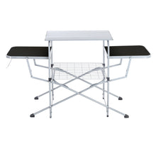 Load image into Gallery viewer, Folding Trestle Camping table with Hooks & Bags