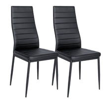 Load image into Gallery viewer, Set of 2 ,4 or 6 Leather Upholstered KD Structured Dining Chairs
