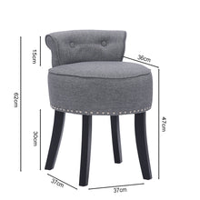 Load image into Gallery viewer, Piano Dining Chair Dressing Table Stool