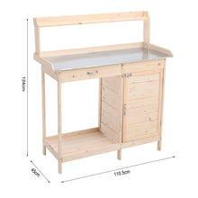Load image into Gallery viewer, Wooden Garden Potting Bench
