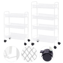 Load image into Gallery viewer, Net 3-Tiers Storage Cart White