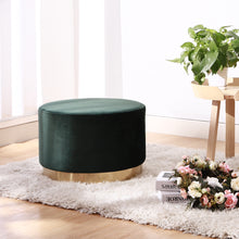 Load image into Gallery viewer, Velvet Footstool Round Pouffe - 5 Color