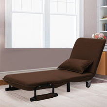 Load image into Gallery viewer, Folding Z Sofa Bed for Single Guest