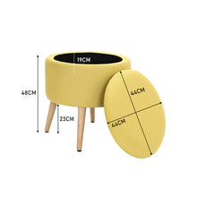 Load image into Gallery viewer, Storage Pouffe Footstool