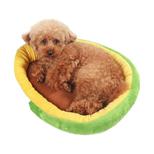 Load image into Gallery viewer, Washable Avocado Pet Dog Cat Bed Soft Warm Nest Sleep Kennel Mat Pad Kitten Puppy