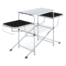 Load image into Gallery viewer, Folding Trestle Camping table with Hooks & Bags