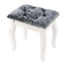 Load image into Gallery viewer, Soft Grey Dressing Table Stool