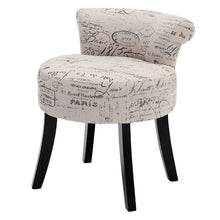 Load image into Gallery viewer, Bedroom Padded Low Back Piano Dressing Table Stool