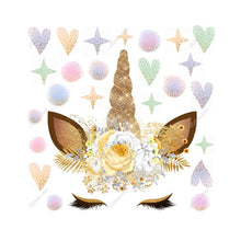 Load image into Gallery viewer, Unicorn Wall Stickers Children's Room Decoration Bedroom Renovation Girl Heart