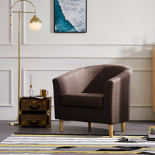 Load image into Gallery viewer, Linen Arm Chair Comfy Single Sofa Tub Chair JM0112