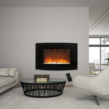 Load image into Gallery viewer, Wall Mounted LED Electric Fireplace