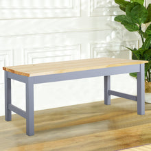 Load image into Gallery viewer, Natural Solid Wood Bench