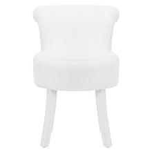 Load image into Gallery viewer, Plush Shaggy Dressing Table Stool Piano Seat