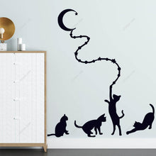 Load image into Gallery viewer, Cute Cats Wall Art Stickers PVC Decal Home Kids Decor Mural DIY