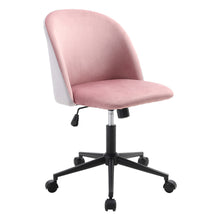Load image into Gallery viewer, Velvet Swivel Modern Office Chair Height Adjustable for Home Office