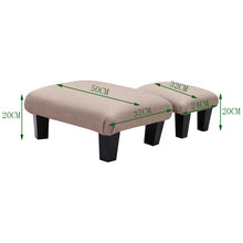 Load image into Gallery viewer, Modern Linen Fabric Footstool