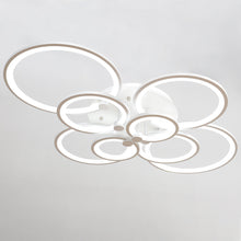 Load image into Gallery viewer, Livingandhome Modern Circular LED Semi Flush Ceiling Light for Nordic Decor, LG0426